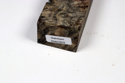 Messergriffblock Buckeye Burl stabilisiert - Stabi3502