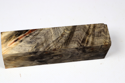 Messergriffblock Buckeye Burl stabilisiert - Stabi3503