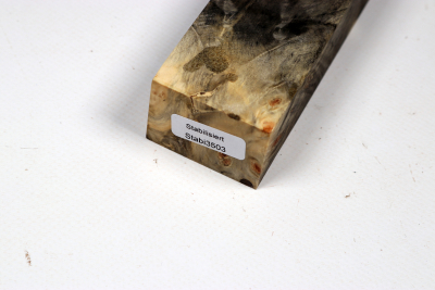 Messergriffblock Buckeye Burl stabilisiert - Stabi3503