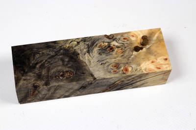 Messergriffblock Buckeye Burl stabilisiert - Stabi3504