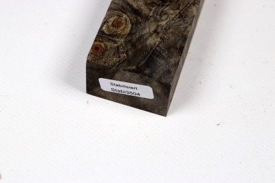 Messergriffblock Buckeye Burl stabilisiert - Stabi3504