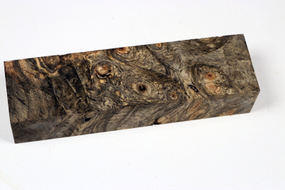 Messergriffblock Buckeye Burl stabilisiert - Stabi3507