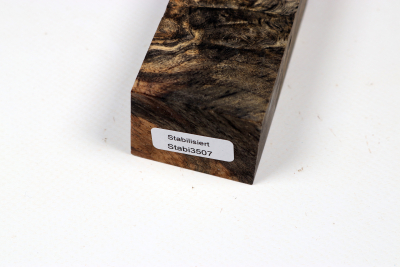 Messergriffblock Buckeye Burl stabilisiert - Stabi3507