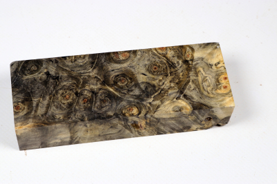 Messergriffblock Buckeye Burl stabilisiert - Stabi3517