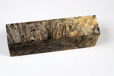 Messergriffblock Buckeye Burl stabilisiert - Stabi3517