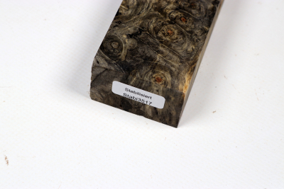 Messergriffblock Buckeye Burl stabilisiert - Stabi3517