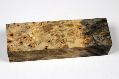 Messergriffblock Buckeye Burl stabilisiert - Stabi3519