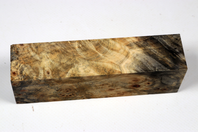 Messergriffblock Buckeye Burl stabilisiert - Stabi3519