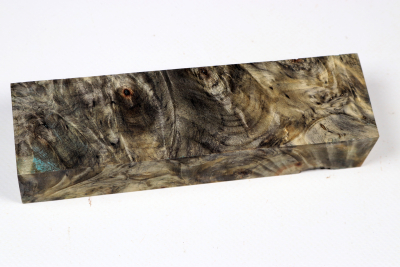 Messergriffblock Buckeye Burl stabilisiert - Stabi3520