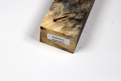 Knife Blank Buckeye Burl stabilized - Stabi3521