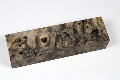 Knife Blank Buckeye Burl stabilized - Stabi3523