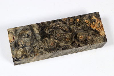 Knife Blank Buckeye Burl stabilized - Stabi3666