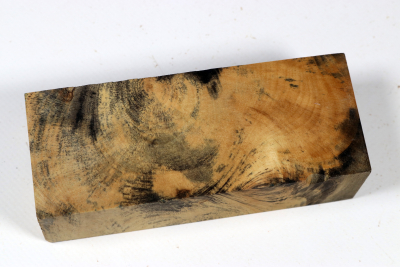 Knife Blank Buckeye Burl stabilized XL - Stabi3491