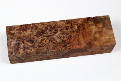 Knife Blank Chechen Burl stabilized - Stabi3594