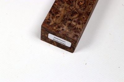 Knife Blank Chechen Burl stabilized - Stabi3594