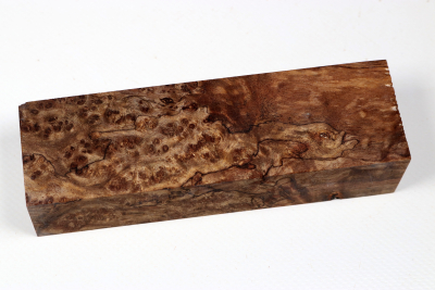 Knife Blank Chechen Burl stabilized - Stabi3594