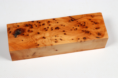 Knife Block Yew Burl - Eib1640