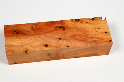 Knife Block Yew Burl - Eib1641