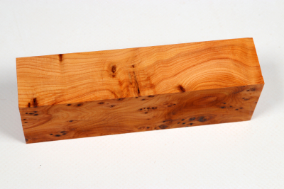 Knife Block Yew Burl - Eib1641