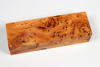 Knife Block Yew Burl - Eib1642 Knife Block Yew Burl - Eib1642