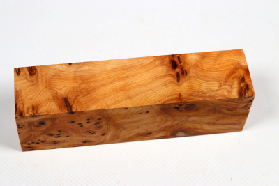 Knife Block Yew Burl - Eib1644