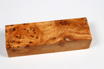 Knife Block Yew Burl - Eib1644 Knife Block Yew Burl - Eib1644