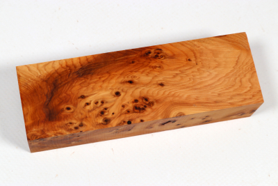 Messergriffblock Eibe Maser - Eib1749