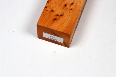 Knife Block Yew Burl - Eib1789
