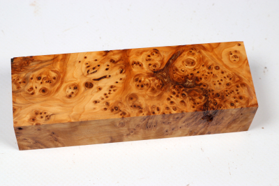 Knife Block Yew Burl - Eib1790