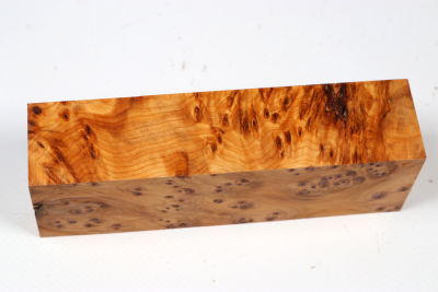 Knife Block Yew Burl - Eib1790