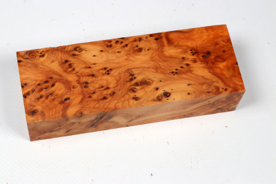 Knife Block Yew Burl - Eib1791