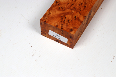 Knife Block Yew Burl - Eib1791