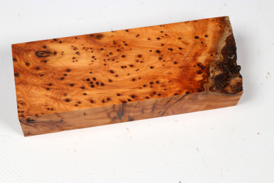 Knife Block Yew Burl - Eib1791