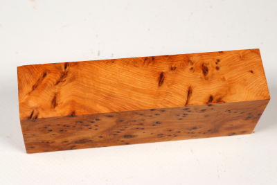 Knife Block Yew Burl - Eib1794