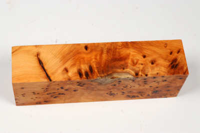 Knife Block Yew Burl - Eib1807