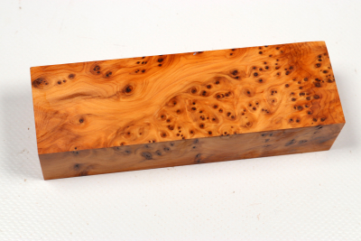 Knife Block Yew Burl - Eib1820