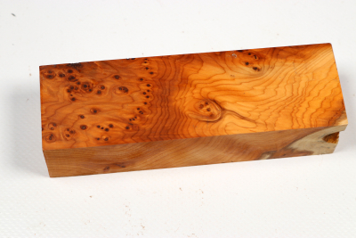 Knife Block Yew Burl - Eib1823