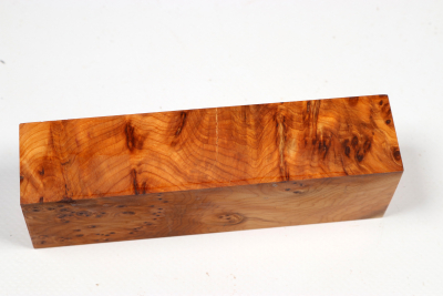 Knife Block Yew Burl - Eib1823