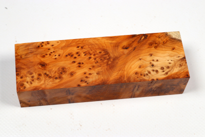 Knife Block Yew Burl - Eib1823