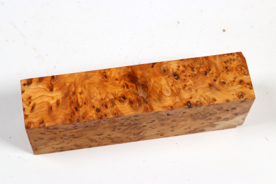 Knife Block Yew Burl - Eib1831