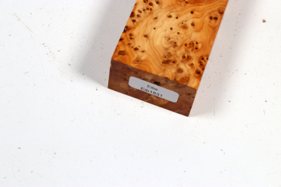 Knife Block Yew Burl - Eib1831