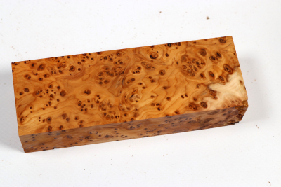 Knife Block Yew Burl - Eib1831