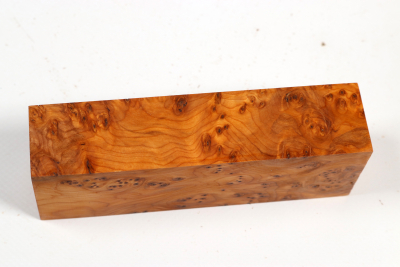 Knife Block Yew Burl - Eib1832