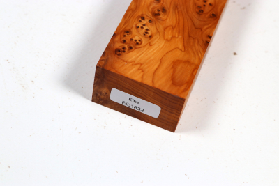 Knife Block Yew Burl - Eib1832