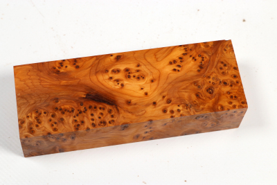 Knife Block Yew Burl - Eib1832