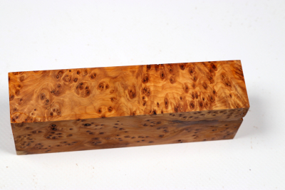 Knife Block Yew Burl - Eib1835