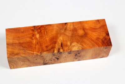 Knife Block Yew Burl XCut - Eib1667 Knife Block Yew Burl XCut - Eib1667