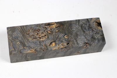 Knife Blank Ash Burl grey stabilized - Stabi3541