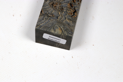 Knife Blank Ash Burl grey stabilized - Stabi3541