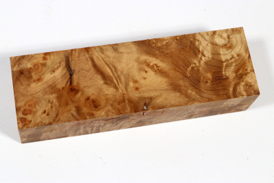 Knife Block Golden Madrone Burl - GMadr0515